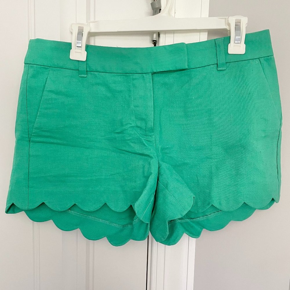 J.Crew Shorts with Scalloped Hem | Size 6